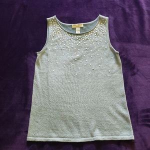 Lord & Taylor sleeveless beaded top, 4P